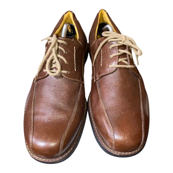 Sandro Moscoloni Brown Soft Leather Oxfords Men's Size US 13.5 EEE 44 BR - Picture 1 of 7